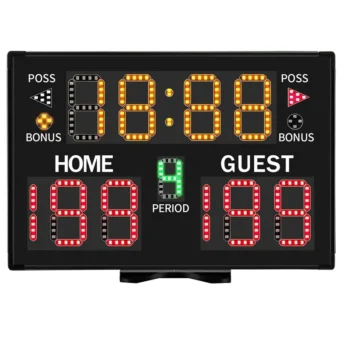 Electronic Basketball Scoreboard, Portable Digital Scoreboard With Remote For Multisports Indoor Outdoor