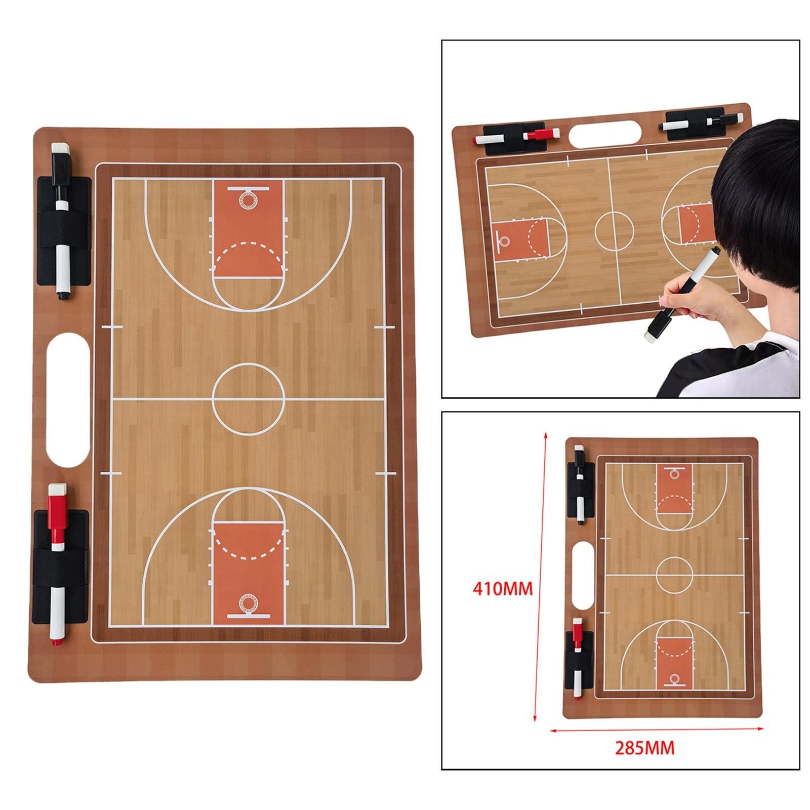 Basketball Coaching Board Coaches Board Gym White Board Clipboard Dry Erase