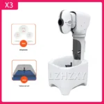 Table Tennis Robot Ping Pong Ball Machine 60W Regulation Ping Pong Balls Automatic Table Tennis Training Machine for Training