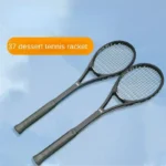 37 Dessert Tennis Racquet Carbon Fiber Racquet Face Professional Trainer Single Player Tennis Racket To Improve Hitting Accuracy