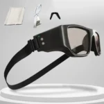 Sports Vision Training Strobe Glasses Ball Handling Black Heads up Reflex Dribbling Goggles for Running Basketball Soccer