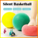 Mute Bouncing Ball 24cm Indoor Silent Basketball Size 7 Outdoor Foam Toys Baby Silent Bounce Football 18cm Children Sports Balls
