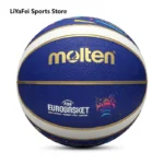Molten Size 7 Man's Basketballs 2022 European League Official Balls Commemorative Outdoor Indoor Adults Basketball Free Gifts