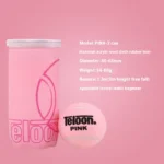 2 packs Pink Tennis Balls High Elasticity Resistant Durable Professional Training Ball