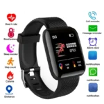 D13 Smart Watch Men Women 116 Plus Sports Mode Running Track Fitness Smart Band Message Reminder Smart Bracelet For Android IOS