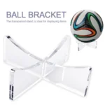 Bowling Display Stand Rugby Basketball Soccer Ball Bracket Holder Transparent Acrylic Rack Support Base for Ball Display Holder