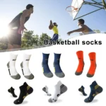 Deodorant Nano Copper Sports Socks For Men Non-slip Basketball Sock Summer Compression Climbing Running Professional Low Cu Q5N1