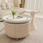 Modern Living Room coffee table Luxury Nordic Sofa Auxiliary Side Table Rooms Coffee Mesas Design Round End Home Furniture