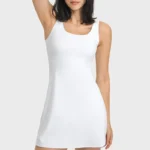 kf-S922a7b42e14341f9a3c2e2a06a5c6f99z-2in1-Square-Neck-Tennis-Golf-Dress-Skirt-Soft-Nylon-Sleeveless-Exercise-Sport-Dresses-with-Built-In