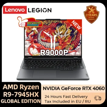 Lenovo Gaming Laptop Legion R9000P Ryzen 9 7945HX GeForce RTX 4060 16G /32GB DDR5 1T SSD 16-inch 240Hz Screen Notebook PC 2024