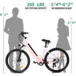 kf-S5d85fb9e2513494cba77149a6ea9e0b7n-Electric-Bike-26-EBike-20MPH-40-Miles-PAS-Pink-Commuting-Electric-Mountain-Bicycle-with-432Wh-12Ah