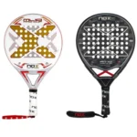 Padel Racket 18K Carbon Fiber Surface with EVA Memory Flex Foam Core Padel Tennis Racquets Outdoor Sports Paddle Racket HaveBag
