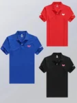 Custom men's and women's table tennis T-shirt quick dry breathable light lapel badminton clothing team custom LOGO