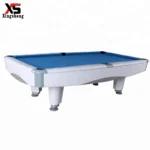 Modern cheap price table de billard en ardoise 9 pieds billiard pool table with table tennis top