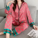 kf-S42ee7326c22b4b999c250d63a3a62803P-Ladies-Pajamas-Spring-Autumn-Faux-Silk-Pajama-Sets-Long-Sleeve-Cardigan-Sleepwear-Luxury-Women-s-Pijamas