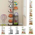 kf-S43bf04dec87047c19a723da1e662c515x-Ball-Storage-Rack-Vertical-Ball-Holder-Storage-Rack-Sports-Ball-Storage-Stand-with-Basket-Garage-Organizer
