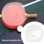 Transparent Ping Pong Racket Protective Film Sticky Dust Proof Table Tennis Paddle Maintenance Cover Self Adhesive Rubber
