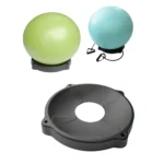 Balance Ball Stand Workouts Birthing Exercises Yoga Pilates Exercise Ball Nonslip Base For Indoor Outdoor Sports Fitness