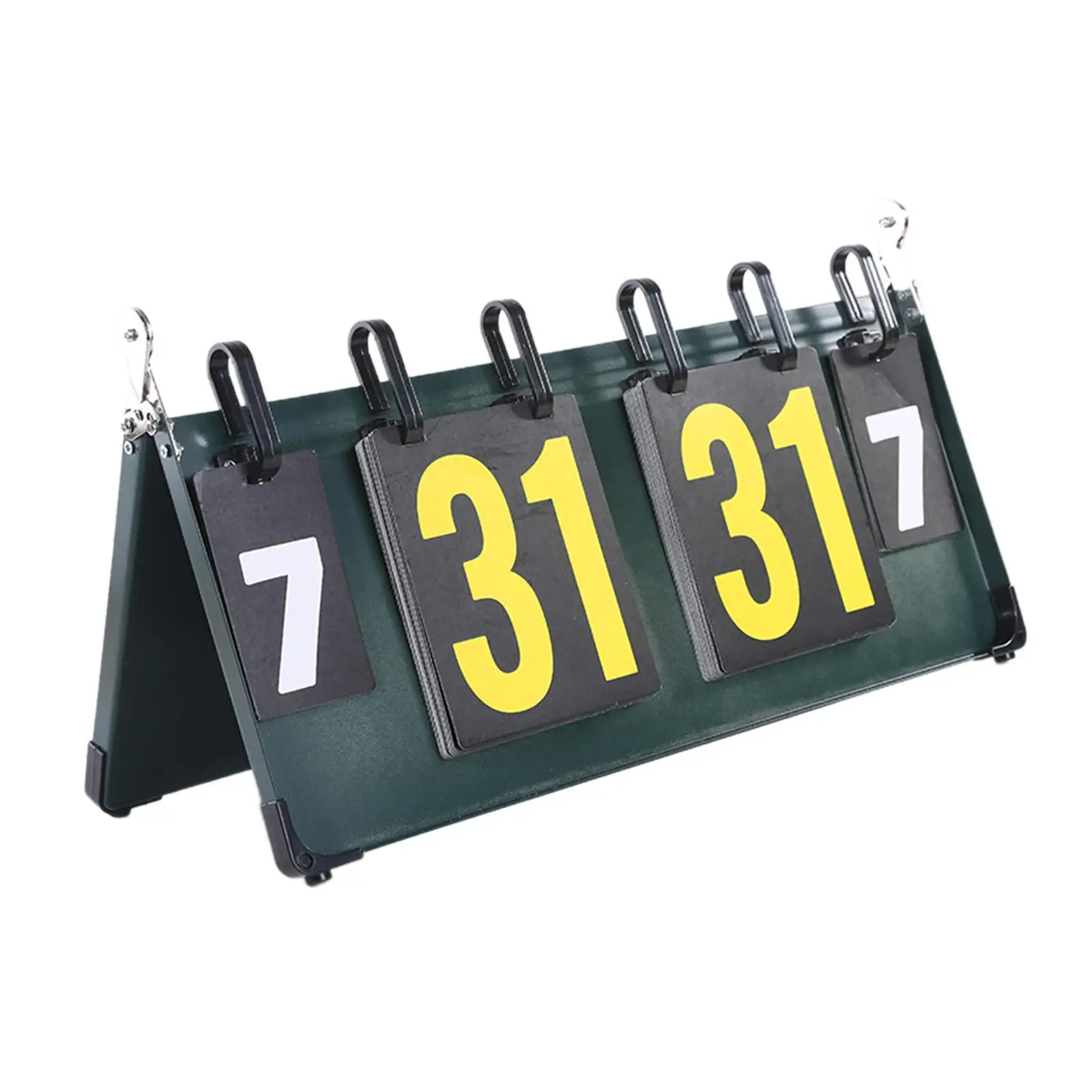 Flip Sports Scoreboard Score Board Practical Basketball Portable Tabletop Score Flipper Score Keeper for Billiards Volleyball