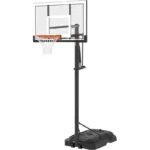 Portable Basketball Hoop, 54 Inch Steel-Framed Acrylic Backboard Basketball Training Equipment Basketball Hoop