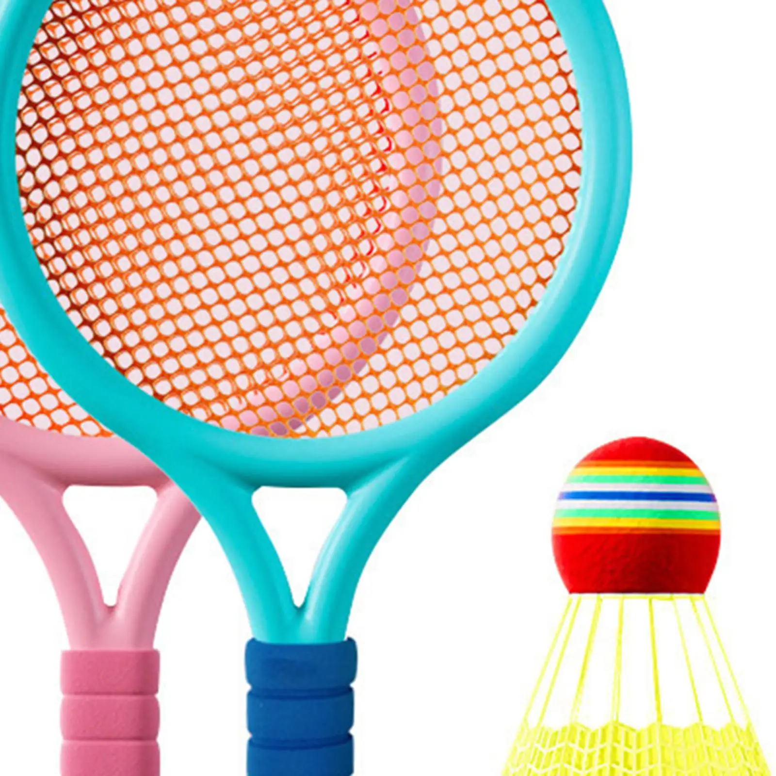 Children Badminton Tennis Set Interactive Toy Tennis Racket for Kids Tennis Racquets for Beach Toys Backyard Playing Indoor Boys