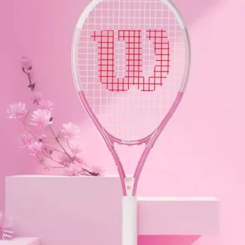 Wilson Tennis Rackets Professional Adults Beginner Carbon Alloy Rackets with Line Self-Practice Beginner Elastic Tennis Racket