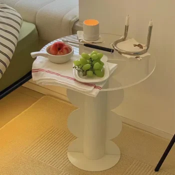 Modern End Tables Creative Coffee Table Minimalist Small Table Transparent Acrylic Designer Side Tables Living Room Furniture