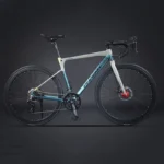 700C Road Bicycle Brake Transmission Integrated Handle Aluminum Alloy Bicycle Variable Speed Disc Brake 16 Speed Bike