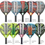 2024 Pala Padel Paddle Tennis Racket, Soft Face Carbon Fiber, Soft EVA Face Sports Racquet, Outdoor Equipment, New