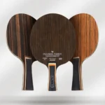 Table Tennis Racket Bottom Plate 5-Ply PingPong Blade Paddle Long Handle Ebony Dalbergia Iron Sword Wood PingPong Racket Parts