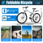 kf-S8e728ecbeae34756a2194680b6ac9522W-26-Inch-Outdoor-Mountain-Bike-21-Speed-Foldable-Bicycle-Foldable-Bike-for-Adults-Carbon-Steel-Bicycle