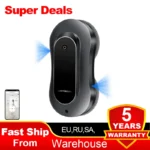 Window Cleaning Robot Liectroux YW810,Dual Water Spray,Smart Memory, Laser Sensor,Home Glass Floor Wall Robot Window Cleaner