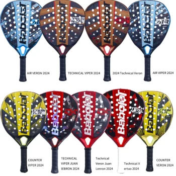 New Pala Padel Professional Soft 12k/16k FaceCarbon Fiber Tennis Racket Outdoor Sports Equipment for Men and Women Board Racket