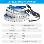kf-Sa15fd173ca7846f99cce810664ba564eX-Tuya-Smart-BT-Led-Strip-Lights-RGB-2835-5V-USB-Smart-Life-App-Controlled-for-Desktop
