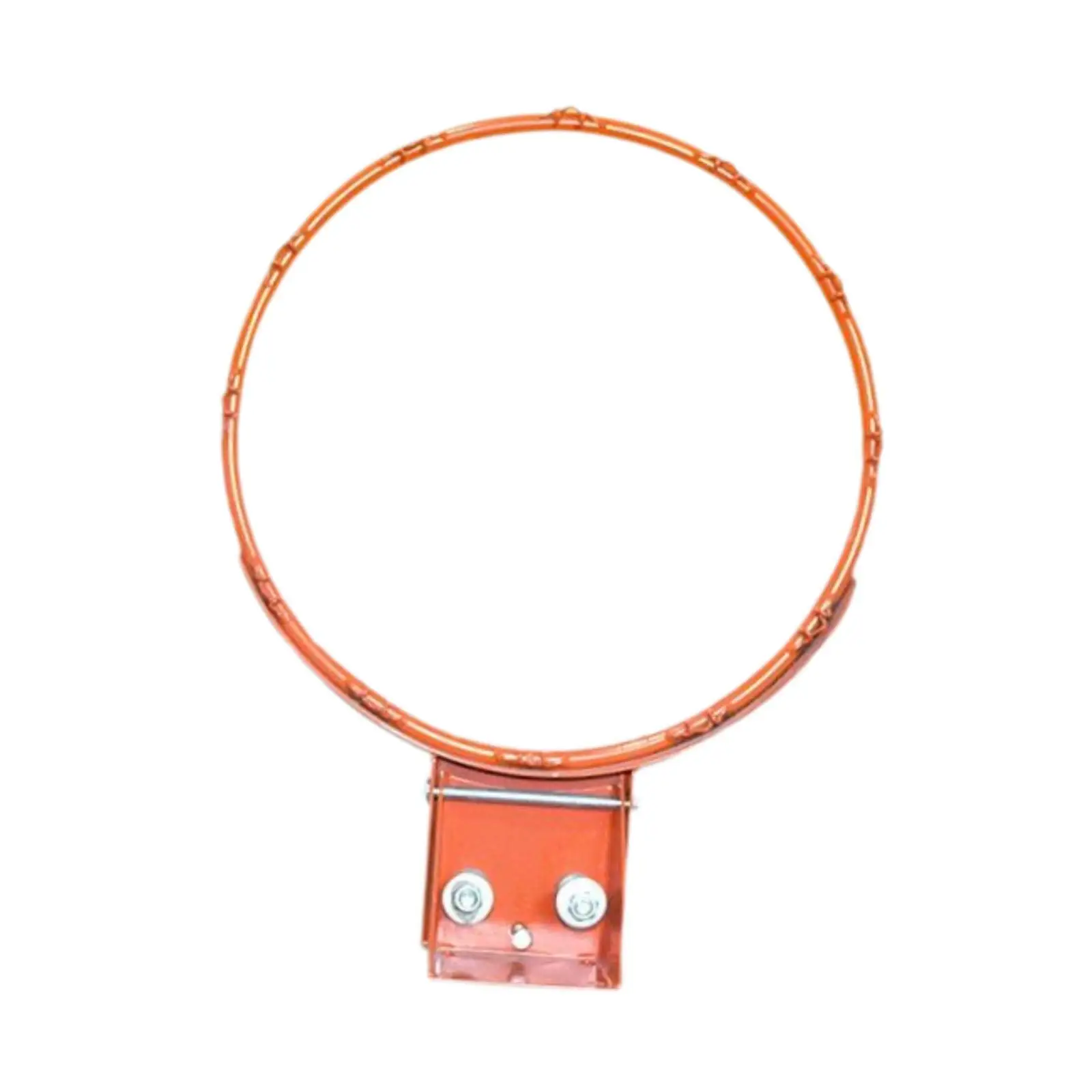 18 inch Basketball Rim 16 mm Steel Tube Easy to Install Adults Standard Basketball Rim for Repairing Garden Home Travel Outdoor