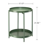kf-Sc63d5020d76942ab88fd9c740d8df869Q-2-Tier-Metal-Side-Table-End-Table-Outdoor-Side-Table-Small-Accent-Table-Anti-Rust-Green
