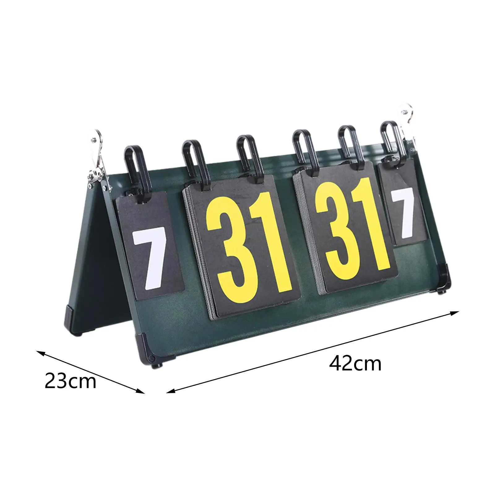 Flip Sports Scoreboard Score Board Practical Basketball Portable Tabletop Score Flipper Score Keeper for Billiards Volleyball