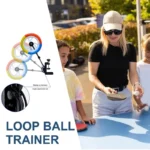 New Table Tennis Ball Trainer Set Device Adjustable Single Person Manual Movements Loop Ball Practice Machine Ping-pong Training