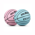 Molten Basketball Ball BD3100 Official Size 7 Blue/Pnk PU Leather Ball for Outdoor Indoor Match Training Men Women Adult