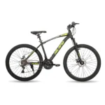 Hiland 26 Inch Mountain Bike Shimano 21 Speed MTB with Suspension Fork，Dual-Disc Brake,Fenders Urban Commuter City Bicycle