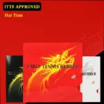 HAITIAN Table Tennis Rubber Pimples in Sticky/No-Sticky/Super Sticky Offensive Ping Pong Rubber Loop Fast Attack for Training