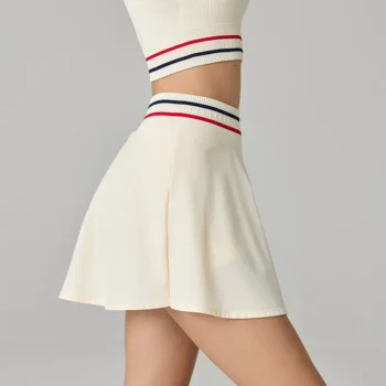 All-match Anti-glare Tennis Skirt Sports Women Tennis Dresses Skorts Women Golf Skirt