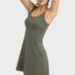 kf-S922a7b42e14341f9a3c2e2a06a5c6f99z-2in1-Square-Neck-Tennis-Golf-Dress-Skirt-Soft-Nylon-Sleeveless-Exercise-Sport-Dresses-with-Built-In
