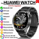 2024New For HUAWEI Watch 5 PRO Smart Watch Men GT5 Pro AMOLED HD Screen Bluetooth Call GPS NFC Heart rate Sport Smartwatch Wome