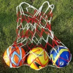 1pcs 10 Balls Carry Net Bag Outdoor Sporting Soccer Portable Equipment Ball Net Basketball Volleyball Bag Net Sports Z8G8