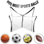 1set Acrylic Ball Stand Porable Display Accessories Rugby Bowling Display Holder For Football Soccer Basketball Stand Base