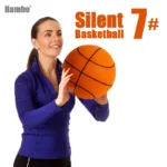 Silent Basketbal 7 Indoor Practice PU Basketball 24 Mute Bouncing Foam Ball Silent Bounce Basketball Children Adults Sports Game