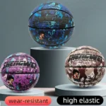 Teenagers Size 5 Basketball PU Anti-slip High Elastic Training Ball Indoor Court Outdoor Cement Floor Wear Resistant Basketball