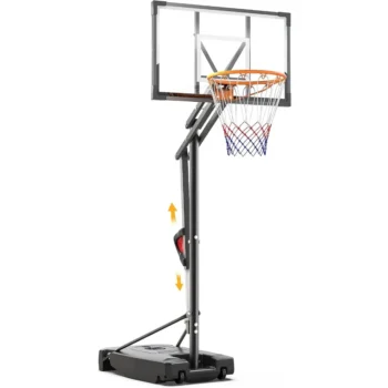 Basketball Hoop Outdoor 10ft Height Adjustable Portable Hoops & Goals with HDPE Backboard and Wheels