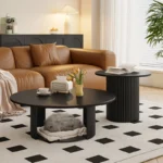 Designer Mesas De Salon End Tables Living Room Side Table Marble Design Luxury Wooden Coffee Round Interior Sofa Home Furniture